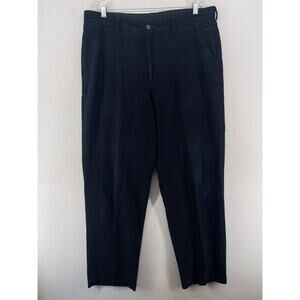 BROOKS BROTHERS Pants Mens 36x32 HUDSON Cotton Moleskin Cozy Chino Blue HK